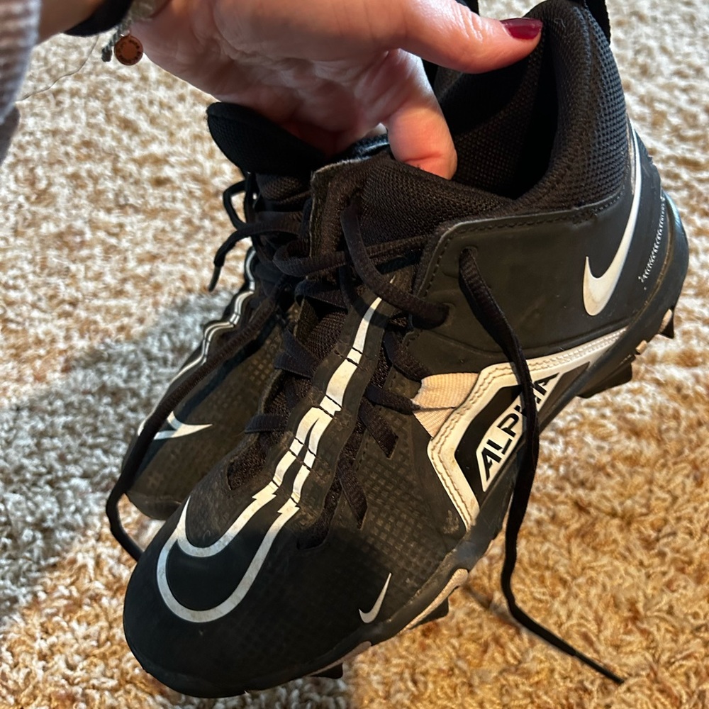 Nike Alpha Baseball Cleats Youth Boys Size 5